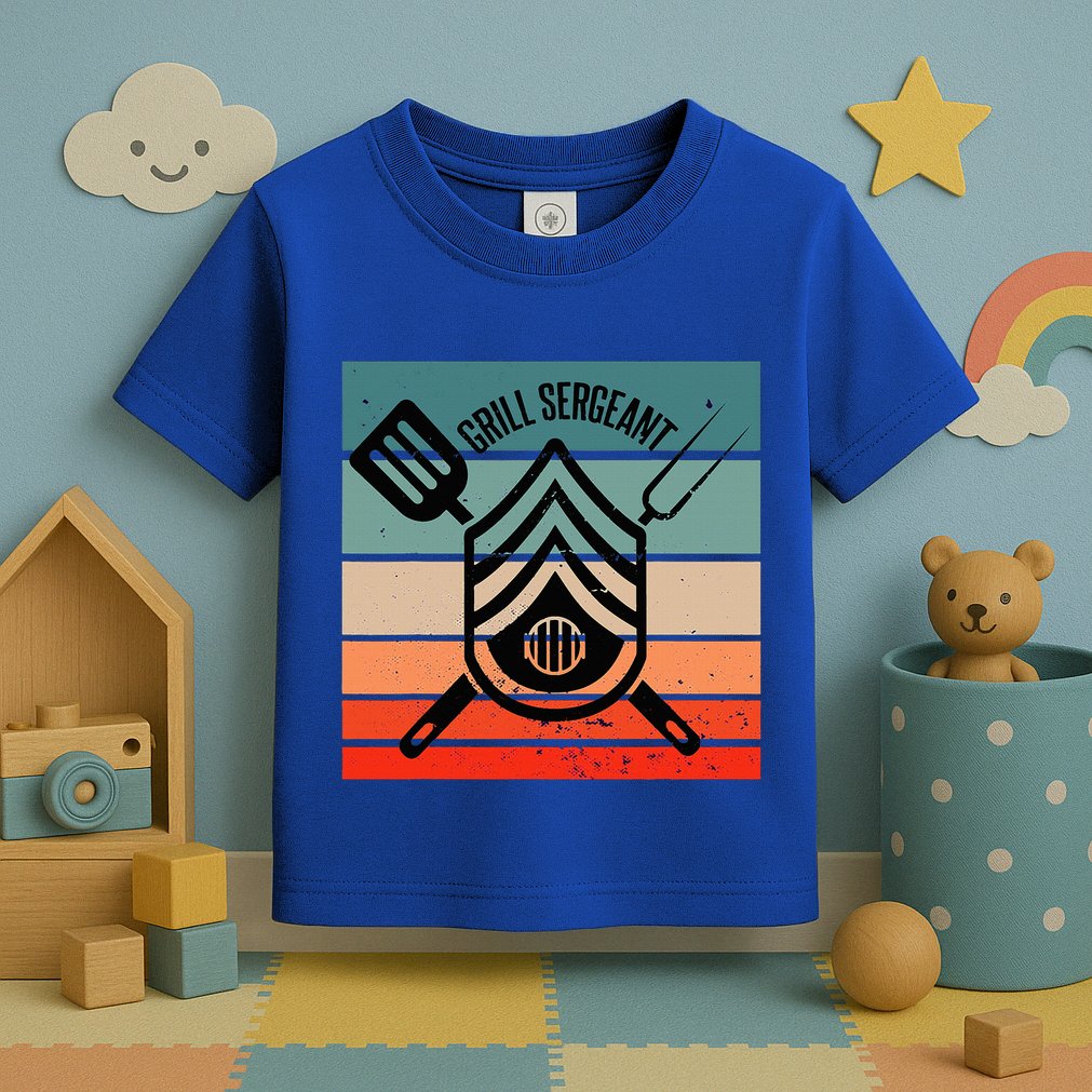 Grill Sergeant Bbq Master Master Of Grilling Toddler T-Shirt