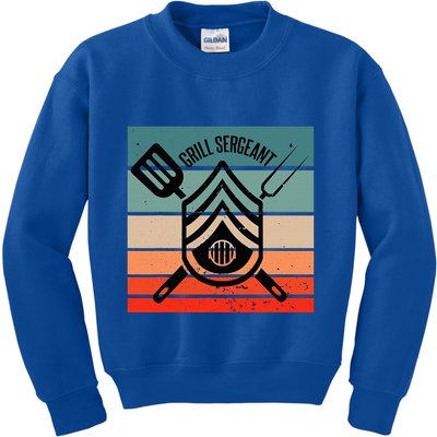 Grill Sergeant Bbq Master Master Of Grilling Kids Sweatshirt