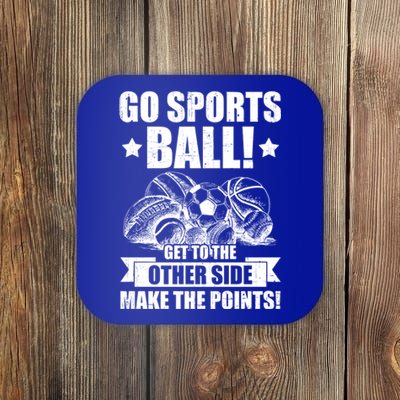 Go Sports Ball Funny Fun Sporting Meaningful Gift Coaster