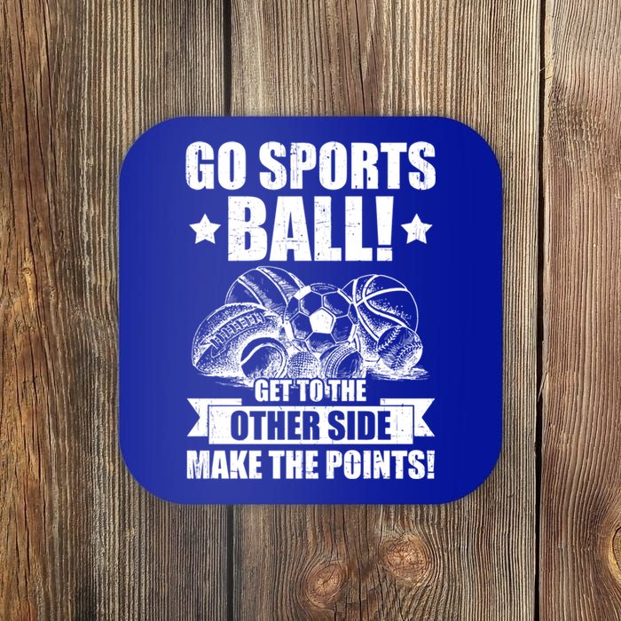 Go Sports Ball Funny Fun Sporting Meaningful Gift Coaster