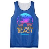 Gulf Shores Beach Alabama Retro Vintage Sunset Summer Vibe Gift Mesh Reversible Basketball Jersey Tank