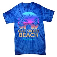 Gulf Shores Beach Alabama Retro Vintage Sunset Summer Vibe Gift Tie-Dye T-Shirt