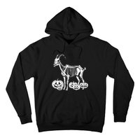 Goat Skeleton Birthday Halloween Hoodie