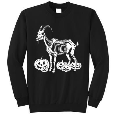 Goat Skeleton Birthday Halloween Sweatshirt