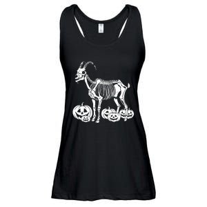 Goat Skeleton Birthday Halloween Ladies Essential Flowy Tank