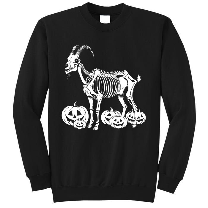 Goat Skeleton Birthday Halloween Tall Sweatshirt