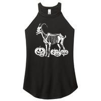 Goat Skeleton Birthday Halloween Women's Perfect Tri Rocker Tank