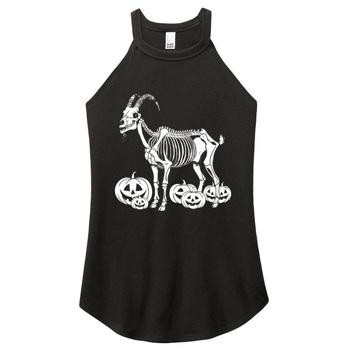 Goat Skeleton Birthday Halloween Women's Perfect Tri Rocker Tank