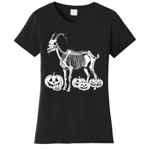 Goat Skeleton Birthday Halloween Women's T-Shirt