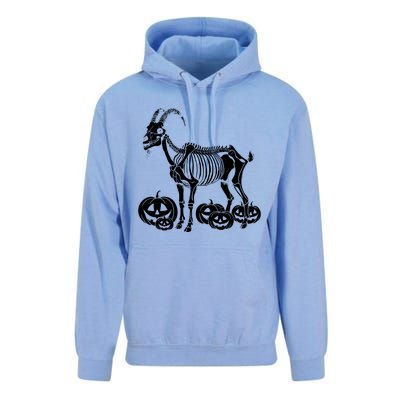 Goat Skeleton Birthday Halloween Unisex Surf Hoodie