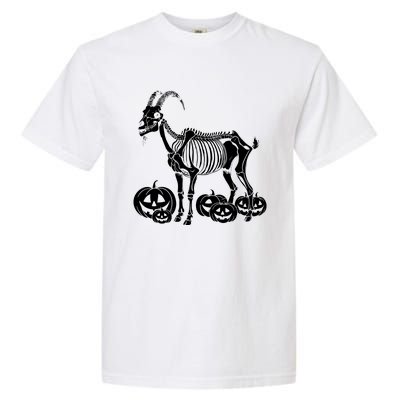 Goat Skeleton Birthday Halloween Garment-Dyed Heavyweight T-Shirt