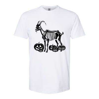 Goat Skeleton Birthday Halloween Softstyle CVC T-Shirt