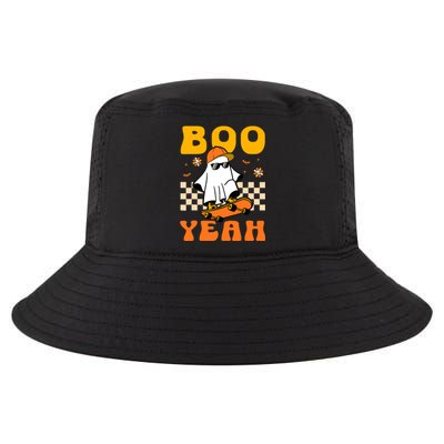 Ghost Skateboard Boo Yeah Groovy Halloween Costumes Boy Cool Comfort Performance Bucket Hat