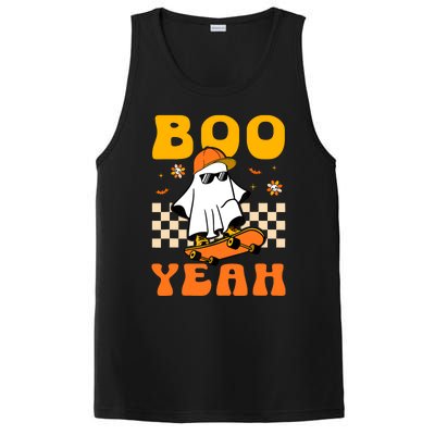 Ghost Skateboard Boo Yeah Groovy Halloween Costumes Boy PosiCharge Competitor Tank