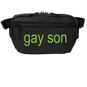 Gay Son Brat Dark Humor Joke 365 Partygirl Crossbody Pack