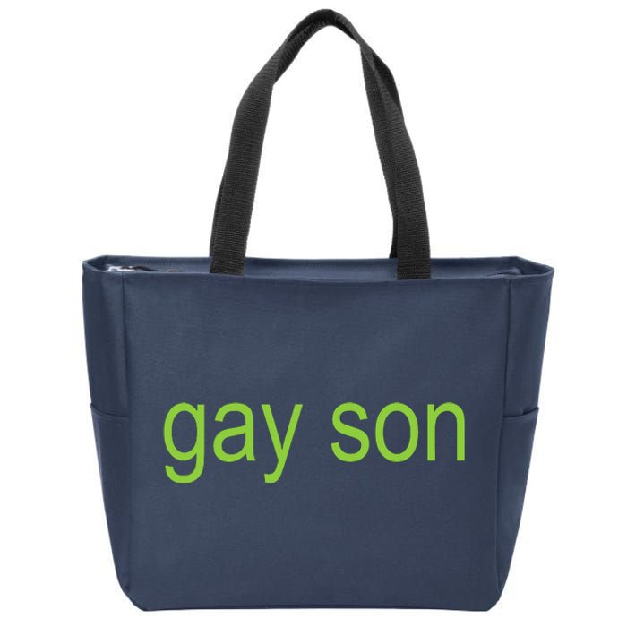 Gay Son Brat Dark Humor Joke 365 Partygirl Zip Tote Bag