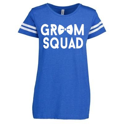 Groom Squad - Bachelor Party Stag Grooms Getaway Wedding Enza Ladies Jersey Football T-Shirt