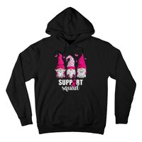 Gnome Squad Breast Cancer Awareness Support Hoodie