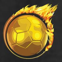 Gold Soccer Ball Flames Flaming Flying Soccer Ball On Fire 7 Panel Mesh Trucker Snapback Hat