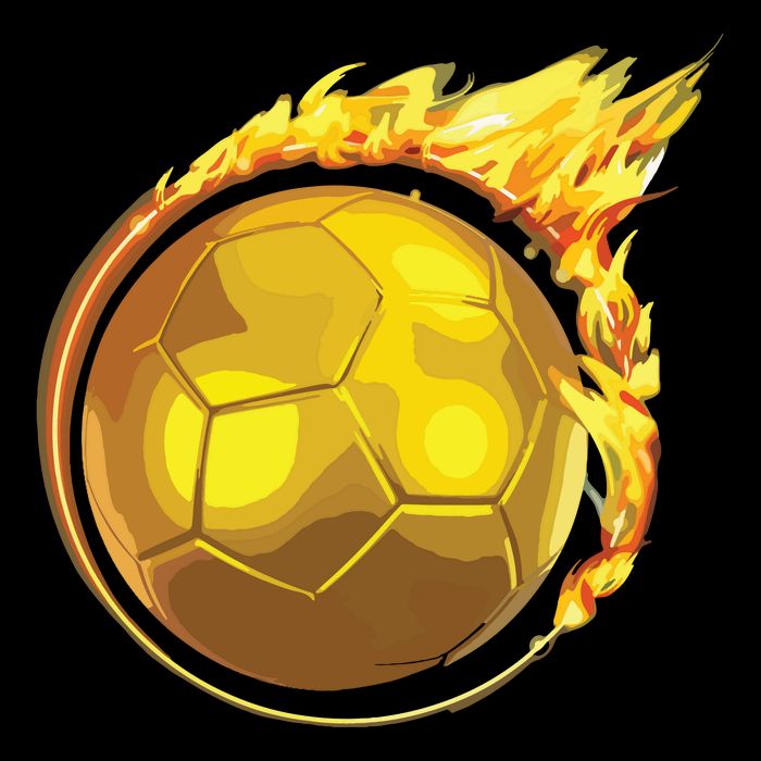 Gold Soccer Ball Flames Flaming Flying Soccer Ball On Fire Zip Tote Bag