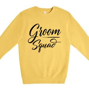 Groom Squad Bachelor Party Groom Wedding Gift Premium Crewneck Sweatshirt