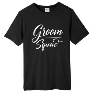 Groom Squad Bachelor Party Groom Wedding Gift Tall Fusion ChromaSoft Performance T-Shirt