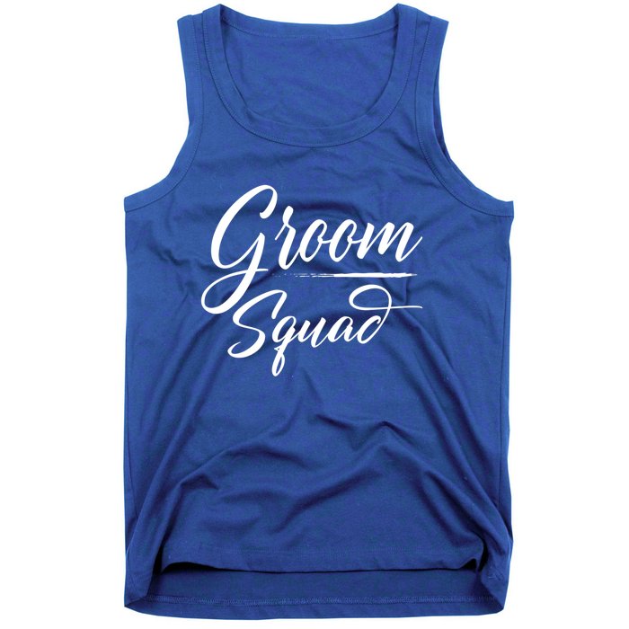 Groom Squad Bachelor Party Groom Wedding Gift Tank Top