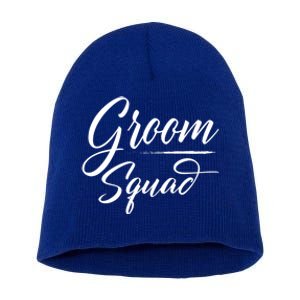 Groom Squad Bachelor Party Groom Wedding Gift Short Acrylic Beanie