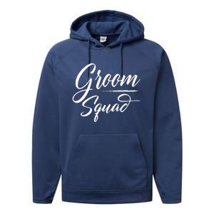 Groom Squad Bachelor Party Groom Wedding Gift Performance Fleece Hoodie