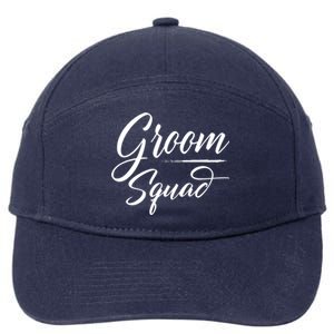 Groom Squad Bachelor Party Groom Wedding Gift 7-Panel Snapback Hat