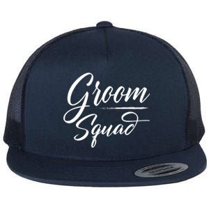 Groom Squad Bachelor Party Groom Wedding Gift Flat Bill Trucker Hat