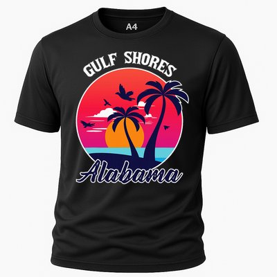 Gulf Shores Beach Alabama Family Vacation Souvenir Gift Cooling Performance Crew T-Shirt