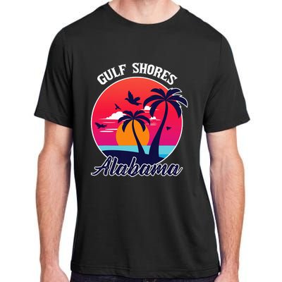 Gulf Shores Beach Alabama Family Vacation Souvenir Gift Adult ChromaSoft Performance T-Shirt