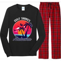 Gulf Shores Beach Alabama Family Vacation Souvenir Gift Long Sleeve Pajama Set