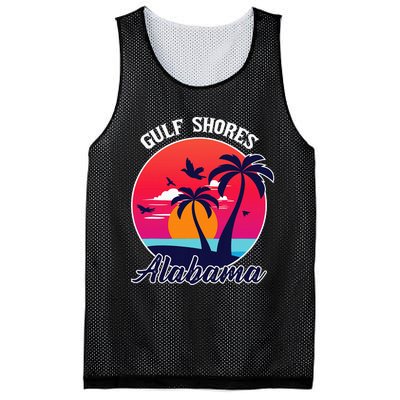 Gulf Shores Beach Alabama Family Vacation Souvenir Gift Mesh Reversible Basketball Jersey Tank