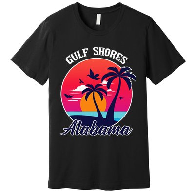 Gulf Shores Beach Alabama Family Vacation Souvenir Gift Premium T-Shirt