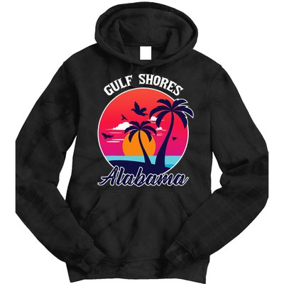 Gulf Shores Beach Alabama Family Vacation Souvenir Gift Tie Dye Hoodie