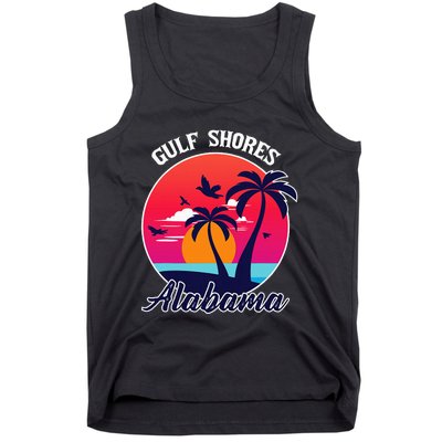 Gulf Shores Beach Alabama Family Vacation Souvenir Gift Tank Top