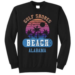 Gulf Shores Beach Alabama Retro Sunset Summer Aesthetic Sweatshirt