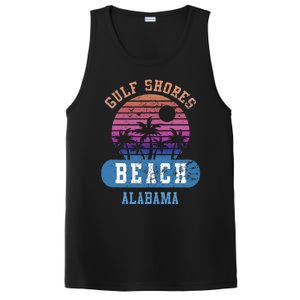 Gulf Shores Beach Alabama Retro Sunset Summer Aesthetic PosiCharge Competitor Tank