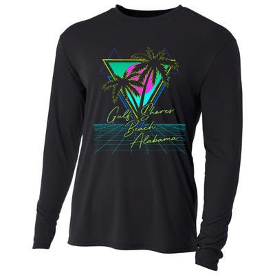 Gulf Shores Beach Alabama Spring Break Vacation Souvenir Cooling Performance Long Sleeve Crew