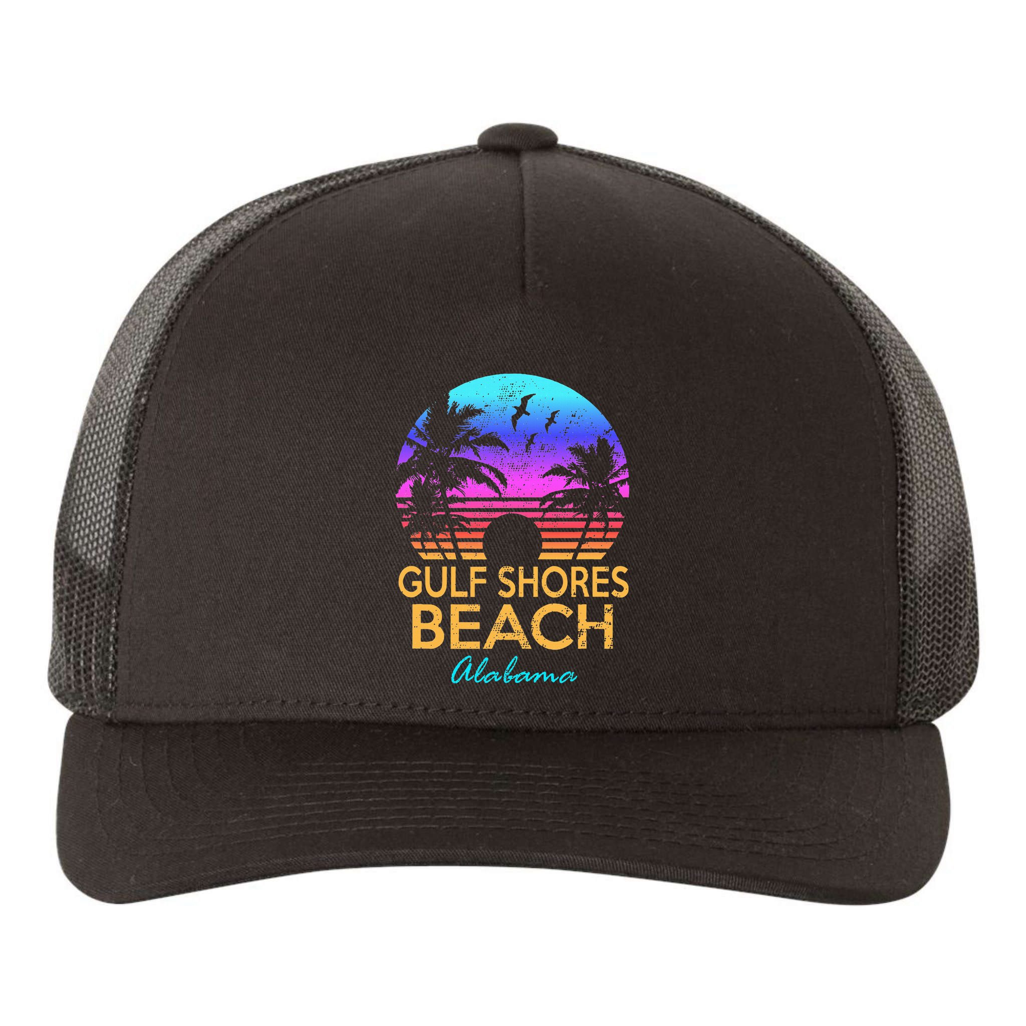 Gulf Shores Beach Alabama Spring Break Vacation Trip Graphic Yupoong Adult 5-Panel Trucker Hat