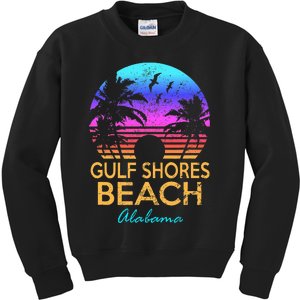 Gulf Shores Beach Alabama Spring Break Vacation Trip Graphic Kids Sweatshirt