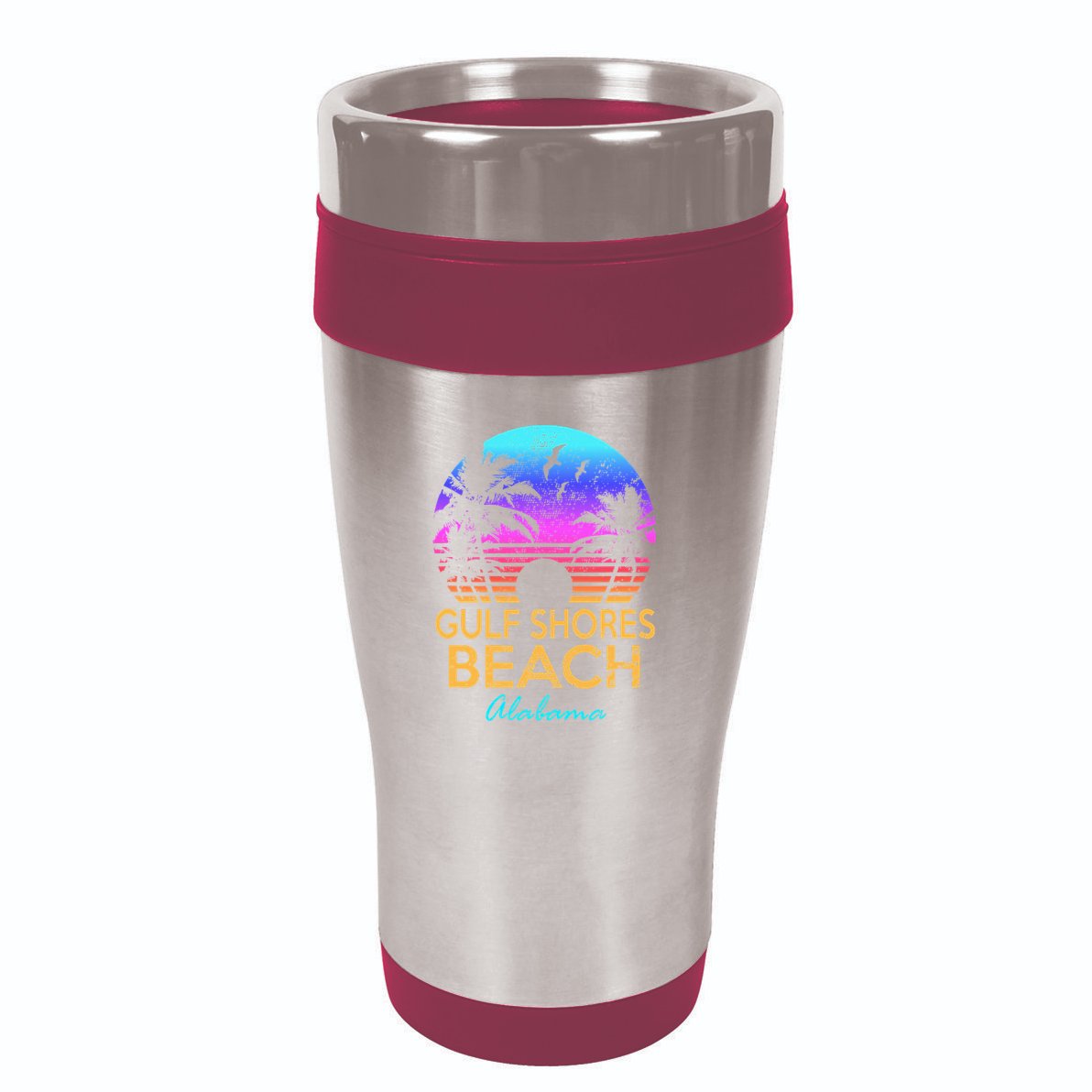 Gulf Shores Beach Alabama Spring Break Vacation Trip Graphic 16oz Travel Tumbler