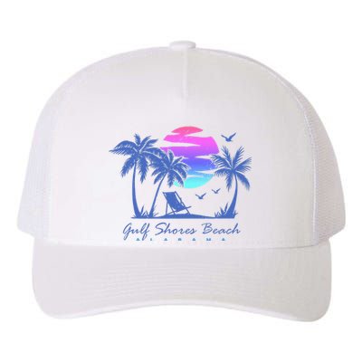 Gulf Shores Beach Alabama Spring Break Vacation Trip Vintage Yupoong Adult 5-Panel Trucker Hat