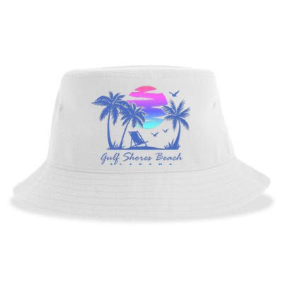 Gulf Shores Beach Alabama Spring Break Vacation Trip Vintage Sustainable Bucket Hat