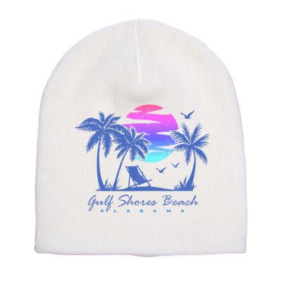 Gulf Shores Beach Alabama Spring Break Vacation Trip Vintage Short Acrylic Beanie