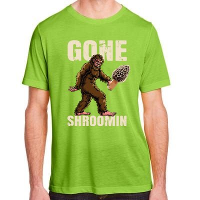 Gone Shrooming Bigfoot Morel Mushroom Hunter Sasquatch Yeti Gift Adult ChromaSoft Performance T-Shirt