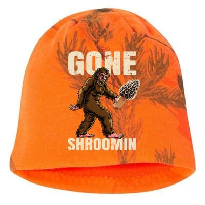 Gone Shrooming Bigfoot Morel Mushroom Hunter Sasquatch Yeti Gift Kati - Camo Knit Beanie