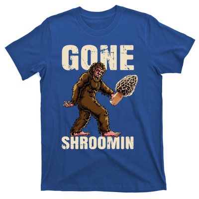 Gone Shrooming Bigfoot Morel Mushroom Hunter Sasquatch Yeti Gift T-Shirt